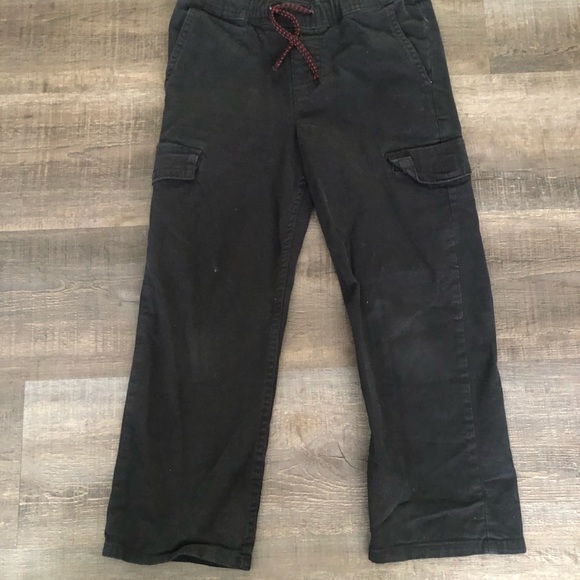 Wrangler Boys Black Drawstring Waist pants 6-7 - Picture 2 of 4